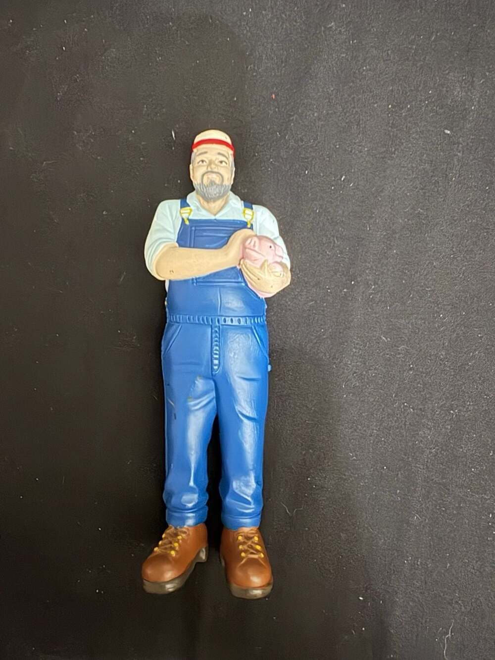 Lakeshore Learning Community Block Play People Pig Farmer Figurine